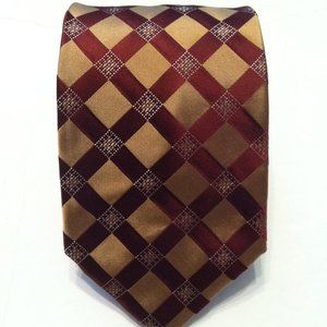 CALVIN KLEIN MEN'S NEW 100%SILK TIE  WIDTH: 3 3/4"